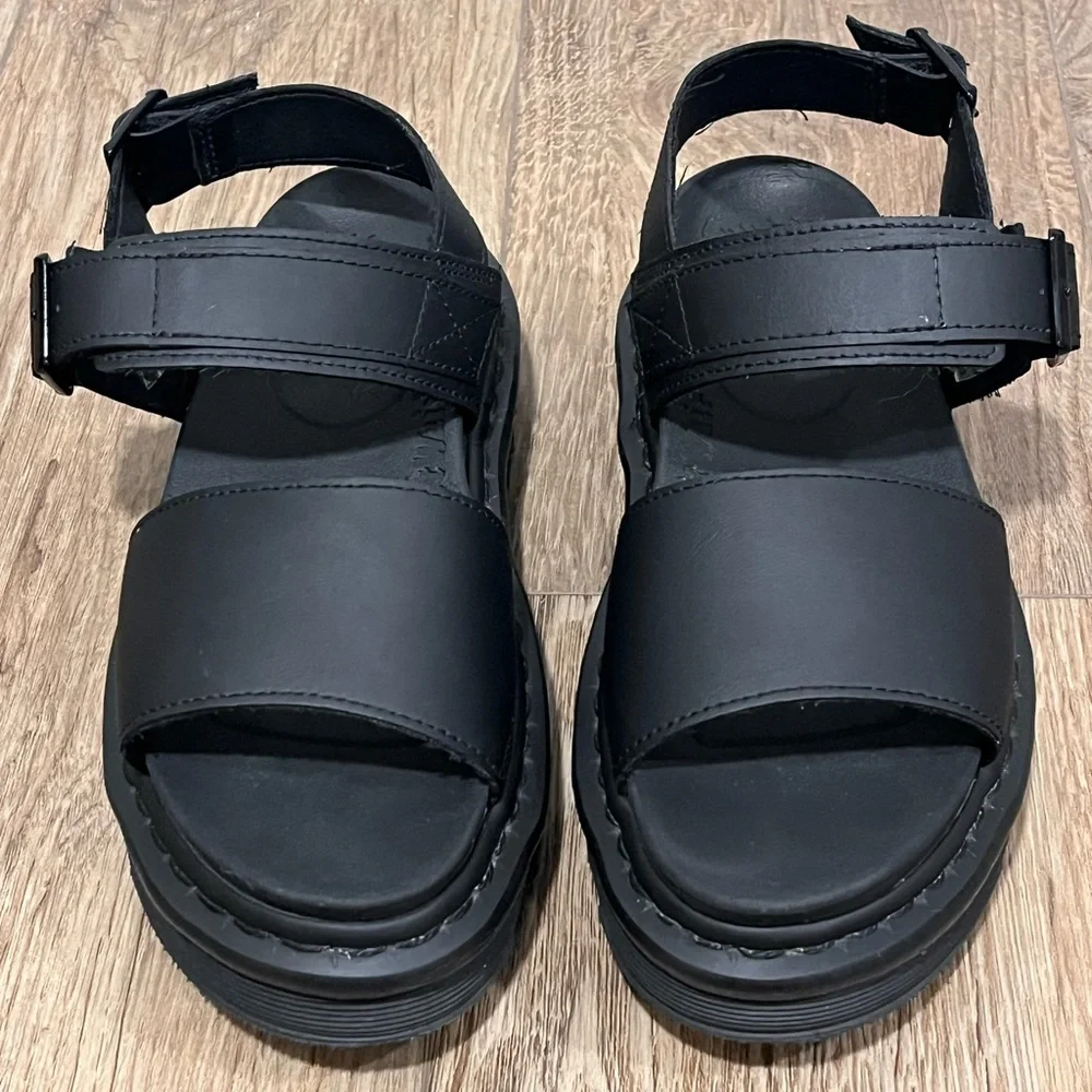 DR. MARTENS VOSS WOMEN'S LEATHER STRAP
SANDALS / BLACK / SIZE 7 - Picture 7 of 16